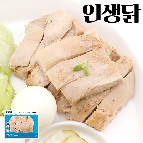 인생닭 부드러운 닭다리살 소금구이맛 100g 30팩