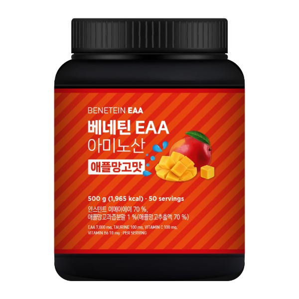베네틴 EAA 7000 필수 아미노산 보충제 애플망고맛 500g